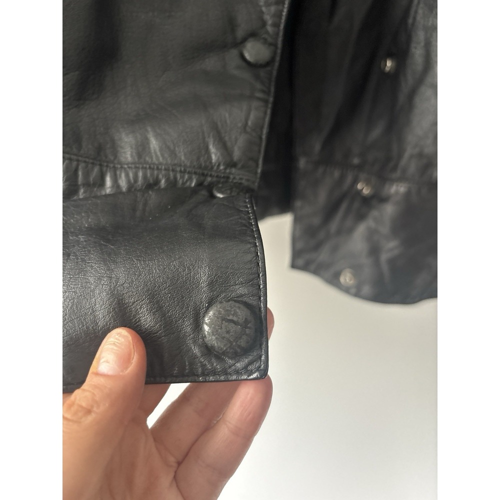 Vintage Wilson's Suede & Leather Oversized Biker Bomber Jacket‎ 80s/90s Sz Large - Picture 14 of 14